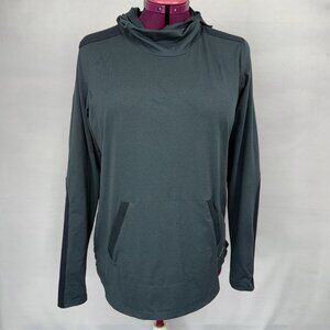 Columbia Women’s Omni-Shade UPF 50 Cowl Neck Hoodie XL Gray Stretch Pocket